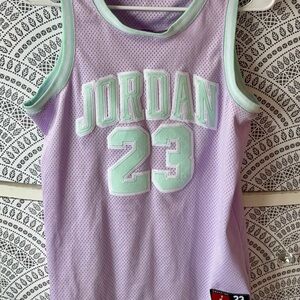 Jordan Mesh Tank Top in Lavender and Mint Green - Girls’ XL   EUC